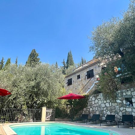 Entre Nice Et Monaco Grande Villa Avec Piscine Privee 12 Personnes Drap Luaran gambar