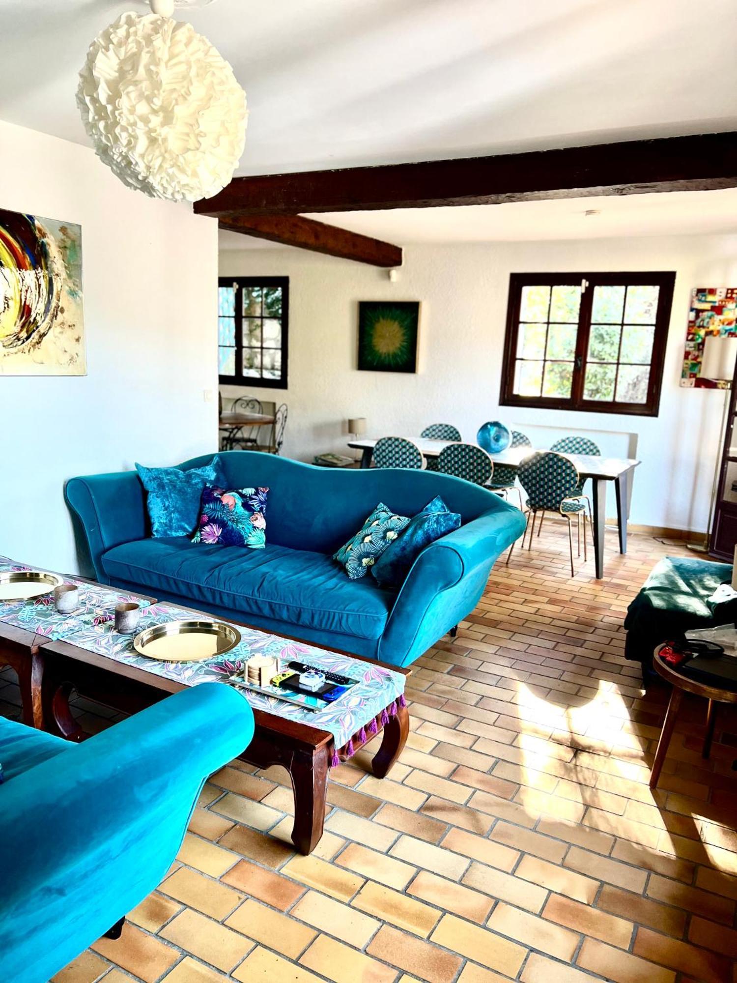 Entre Nice Et Monaco Grande Villa Avec Piscine Privee 12 Personnes Drap Luaran gambar