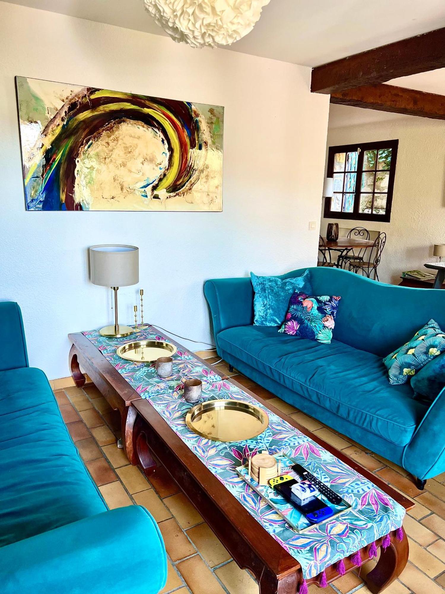 Entre Nice Et Monaco Grande Villa Avec Piscine Privee 12 Personnes Drap Luaran gambar